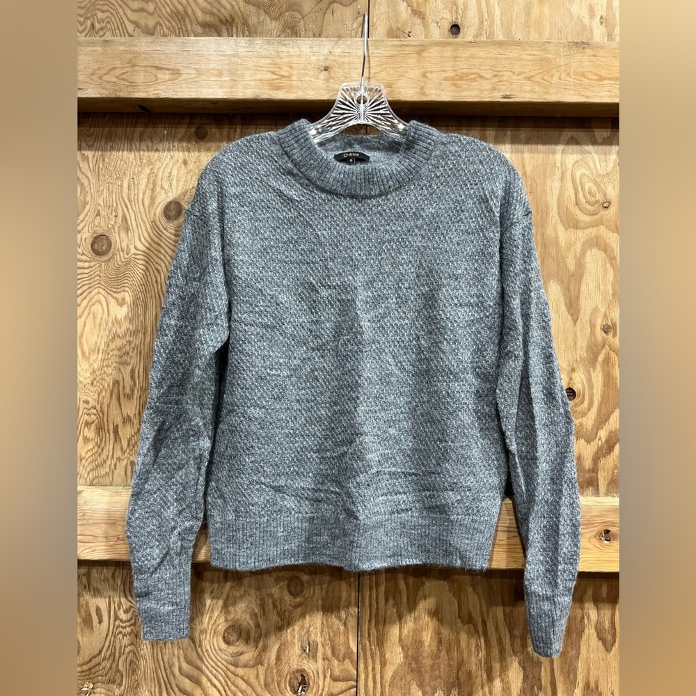 Quince Alpaca Wool Blend Crew Neck Sweater Gray Women’s Size Small